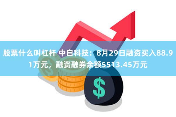 股票什么叫杠杆 中自科技：8月29日融资买入88.91万元，