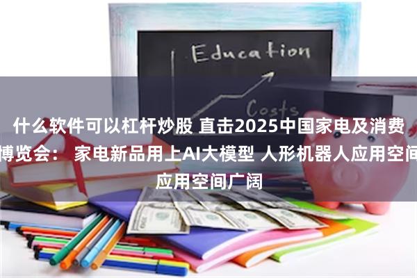 什么软件可以杠杆炒股 直击2025中国家电及消费电子博览会：